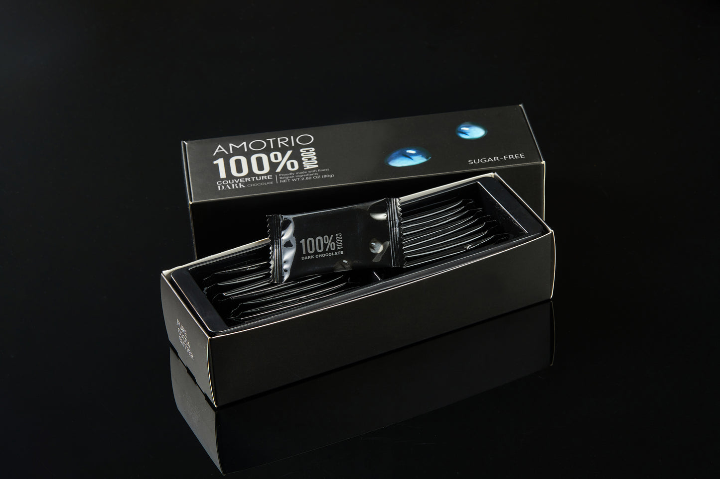 100% Couverture Dark Chocolate Set of 3