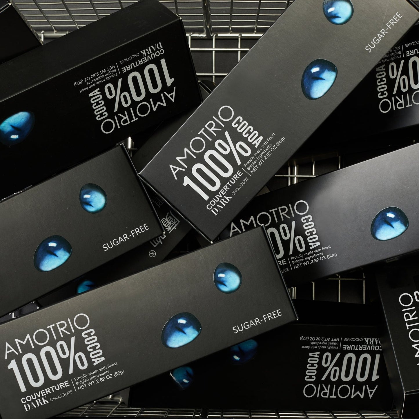 Amotrio Couverture Dark Chocolate 100% package