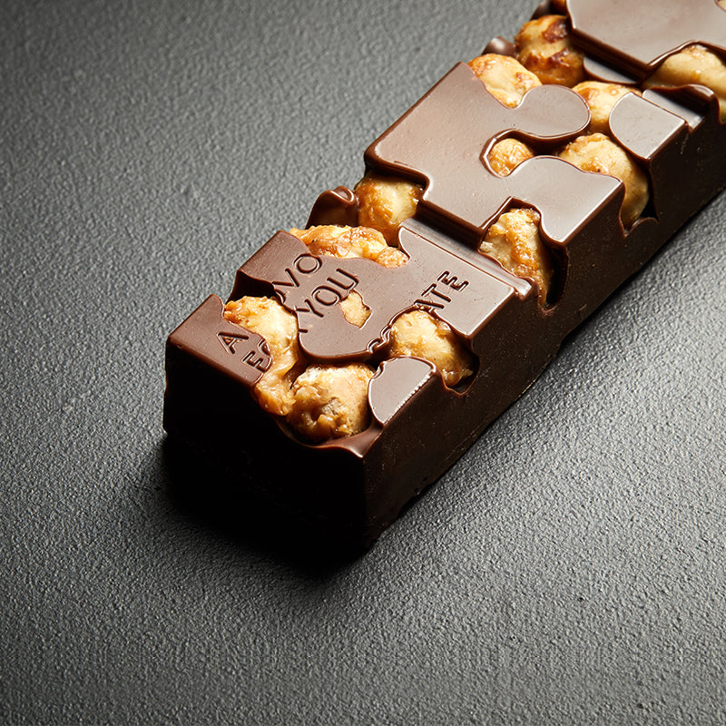 AMOTRIO hazelnut sugar-free dark chocolate is made of maltitol and pure cocoa butter best for blood sugar control