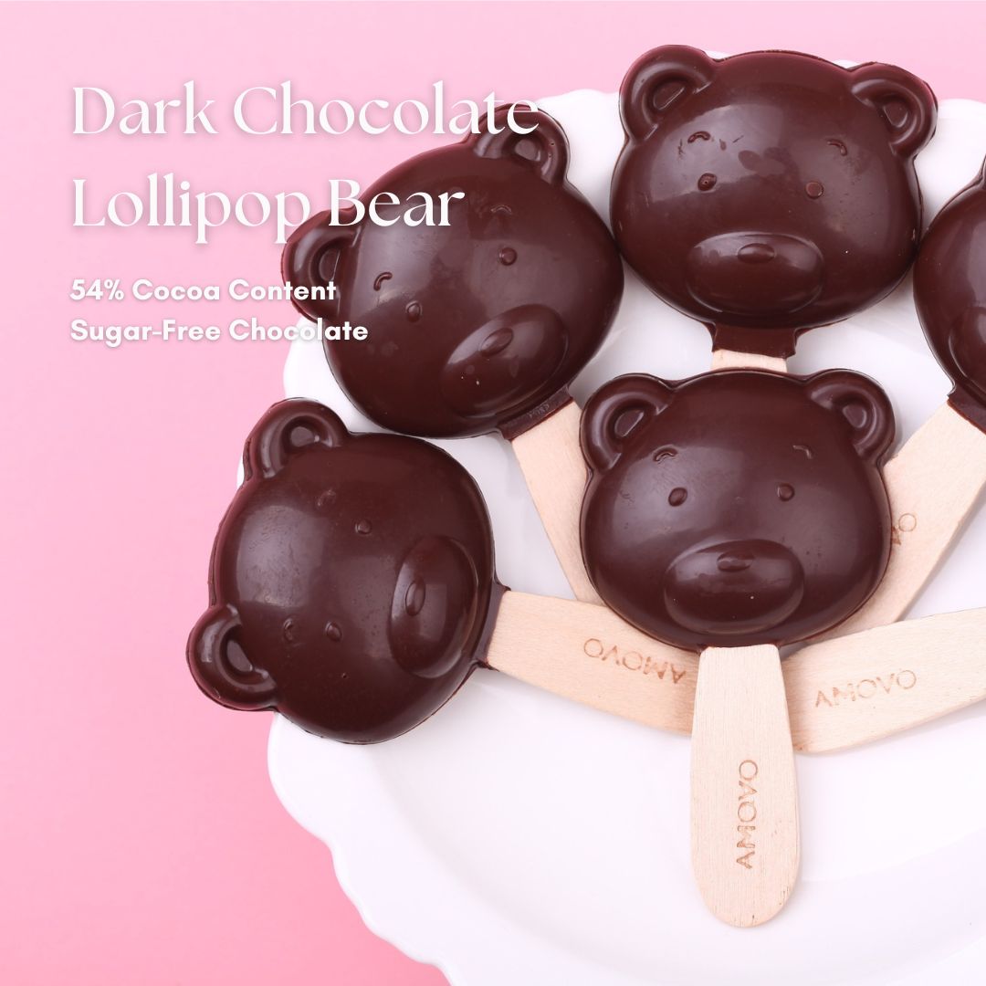 54% Belgium Dark Chocolate lollipop without sugar