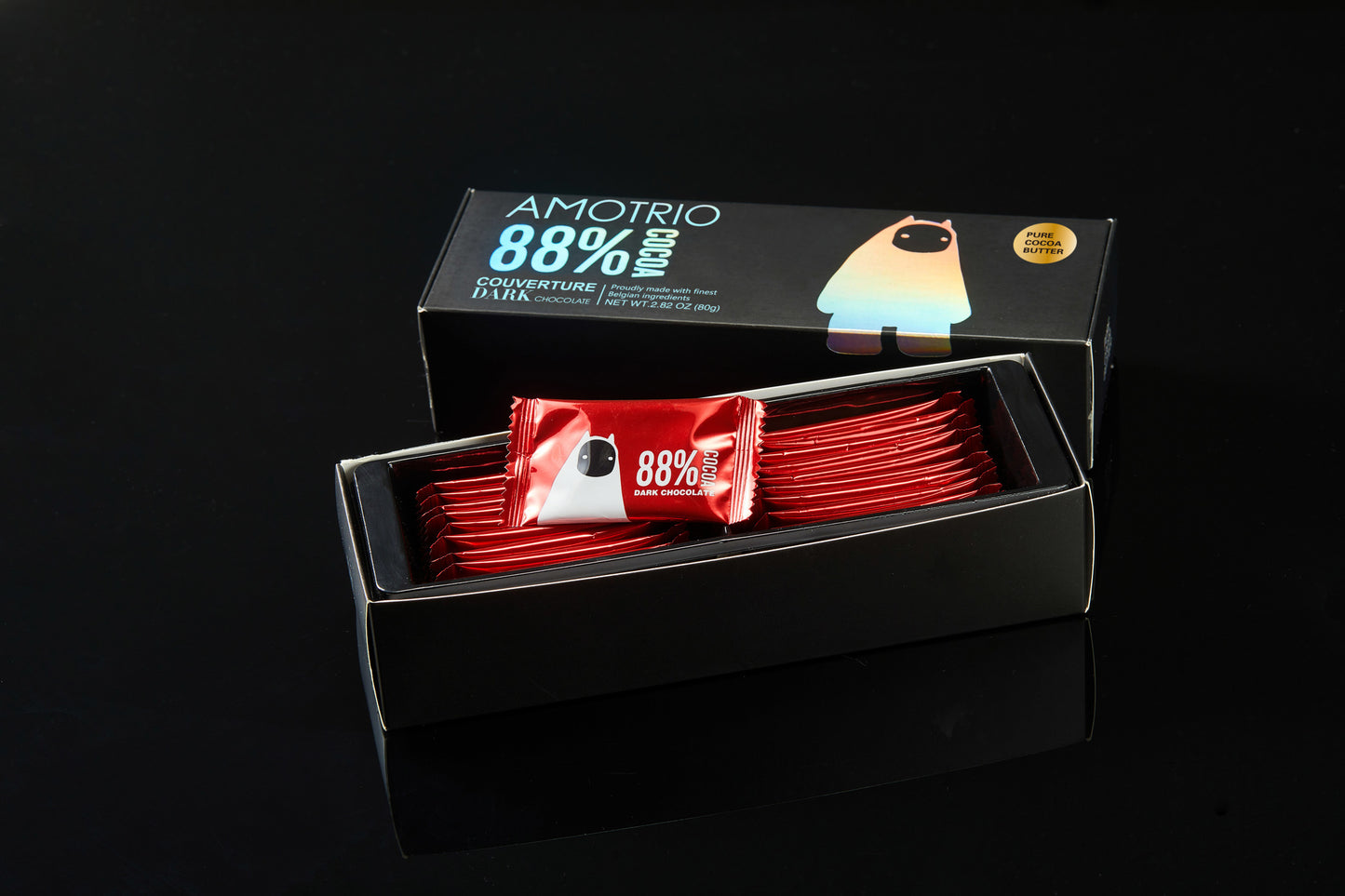 88% Couverture Dark Chocolate Set of 4