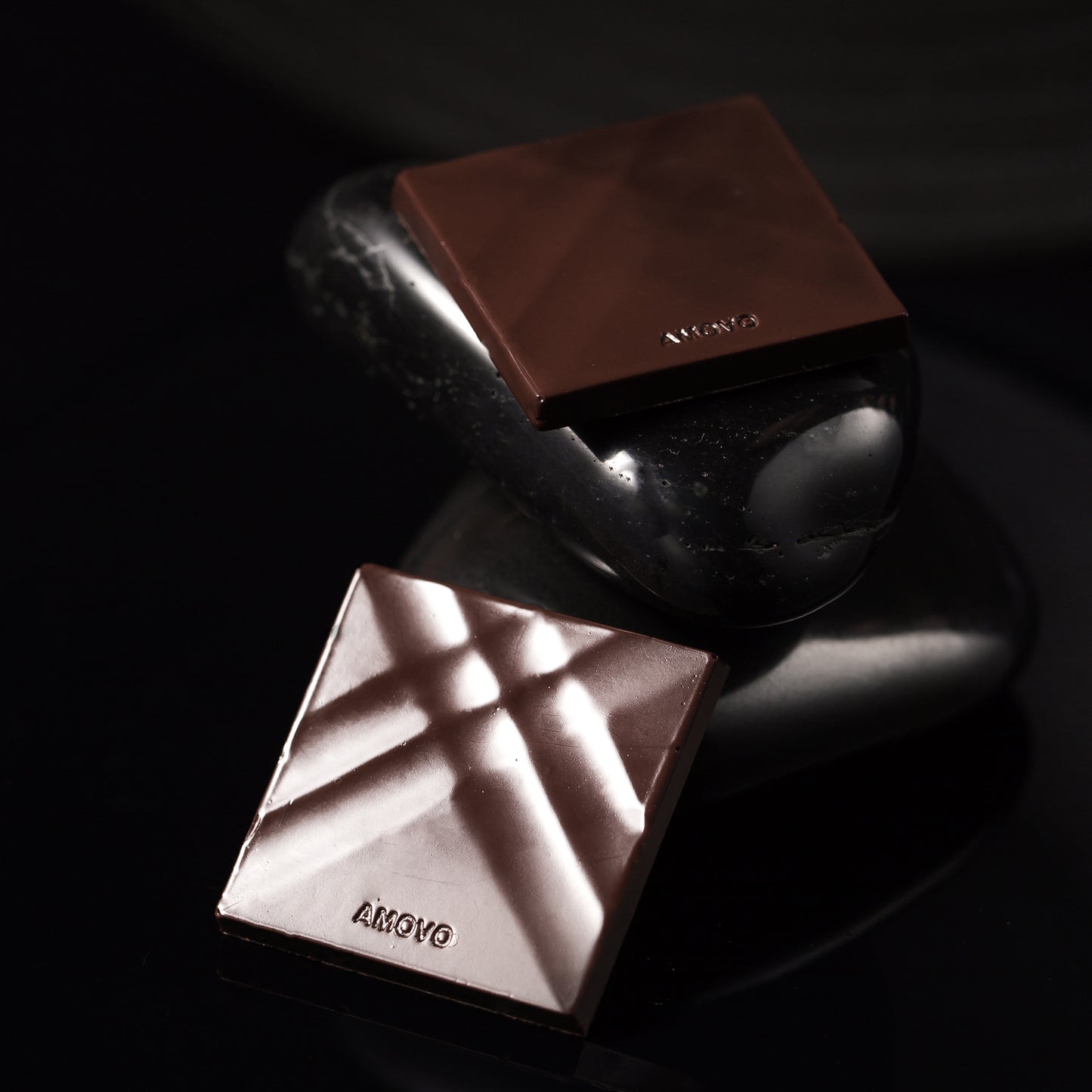 A photo of the 60% sugar free dark chocolate