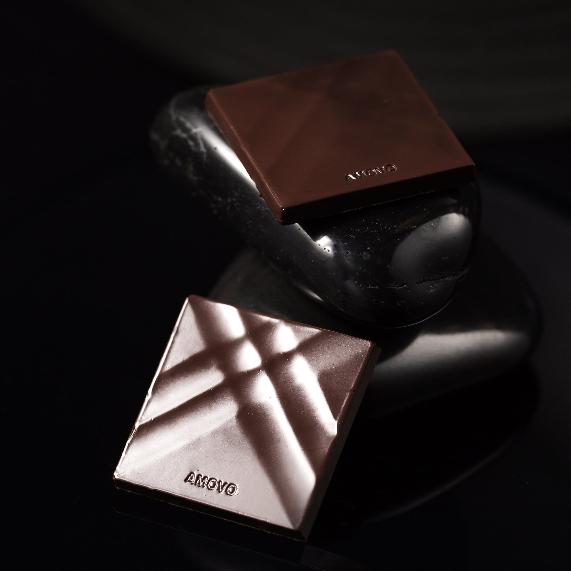 A photo of the 60% sugar free dark chocolate