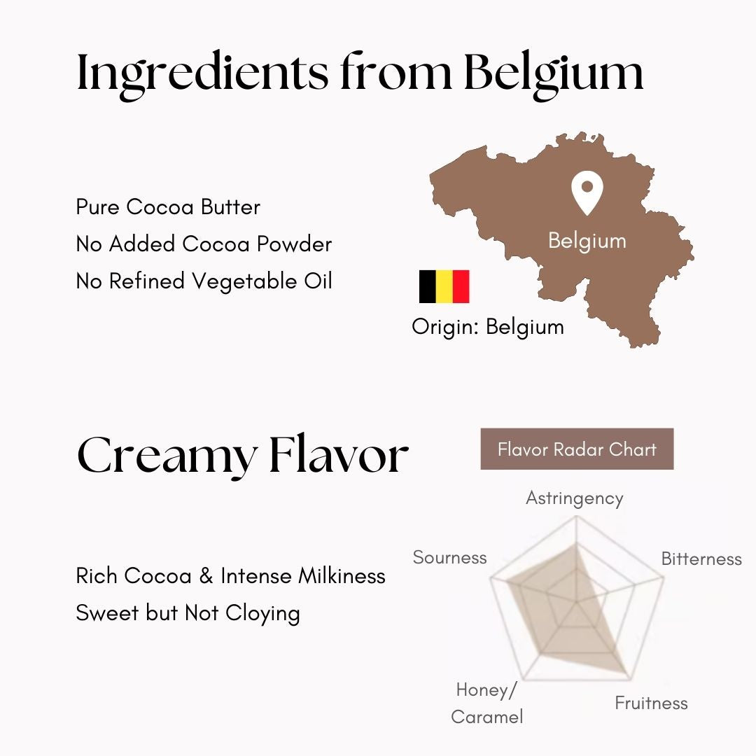 Amotrio Couverture Milk Chocolate 35% made in Belgium