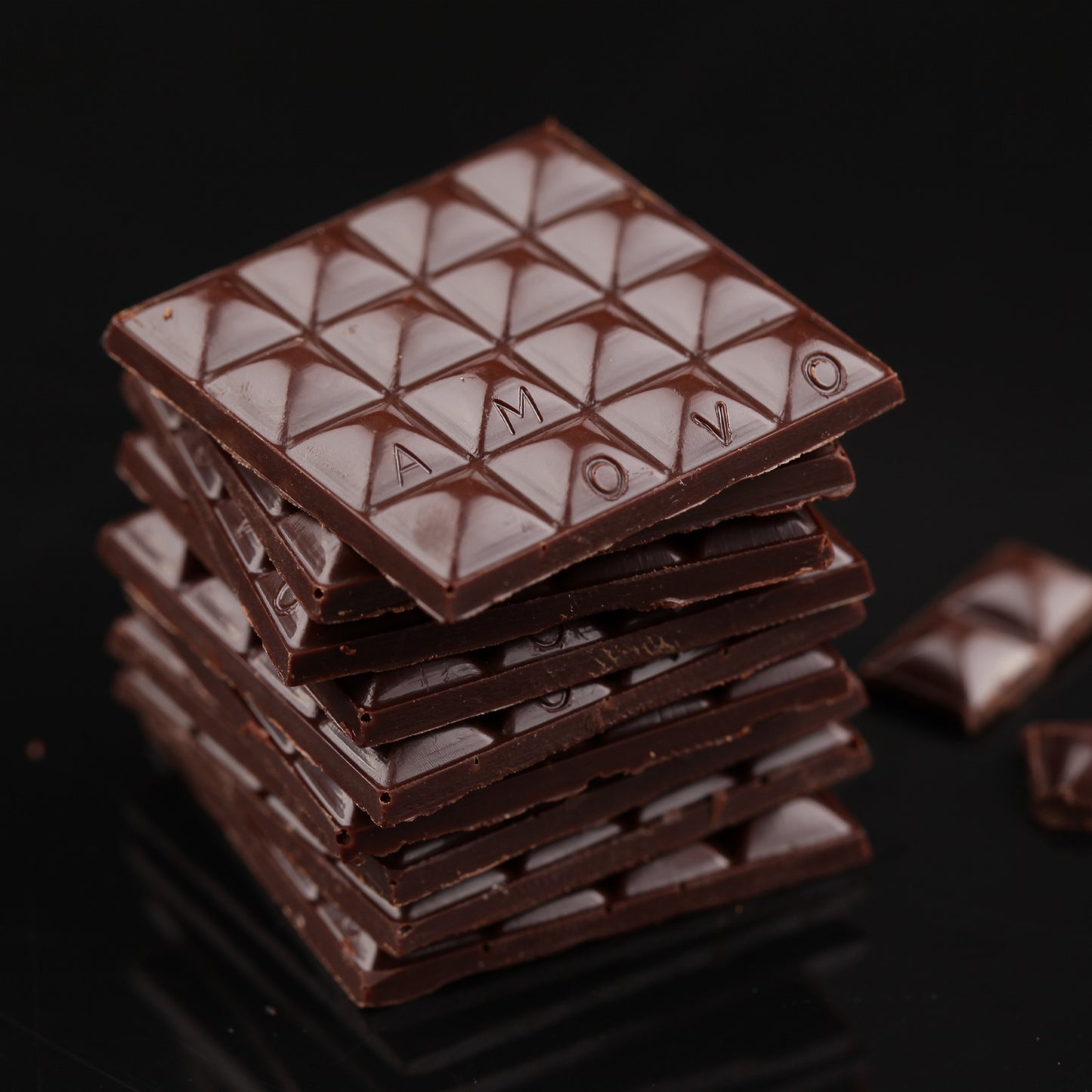 Photo of dark chocolate 
